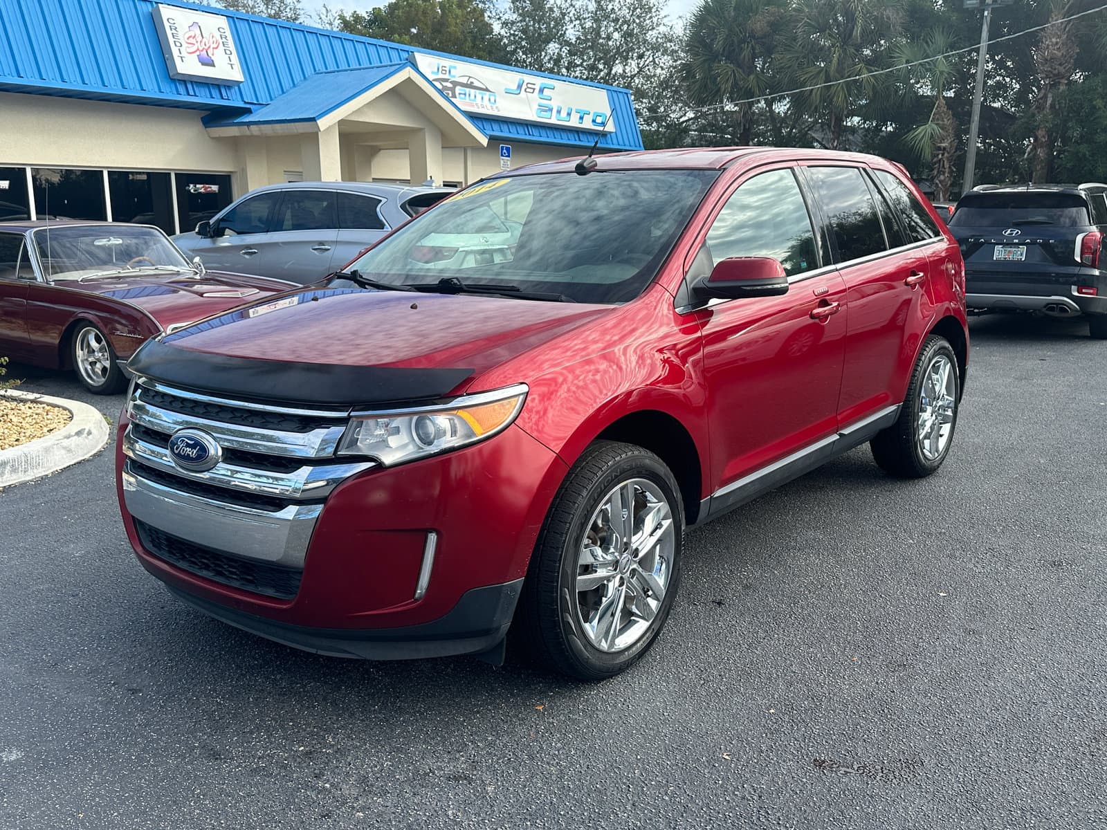 Red 2014 Ford Edge Limited for sale in Naples, FL (1/17)